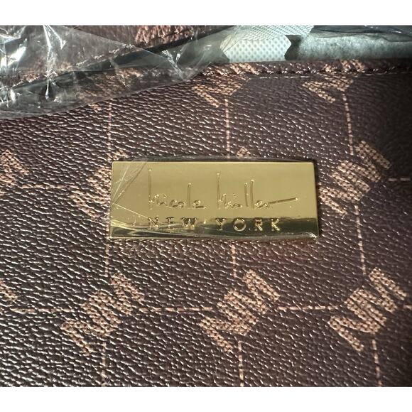 New Nicole Miller Brown Handbag - Picture 2 of 8